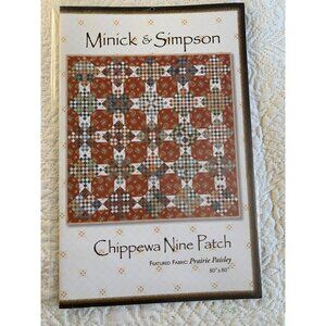 Minick & Simpson Chippewa Nine Patch Quilt Pattern - New